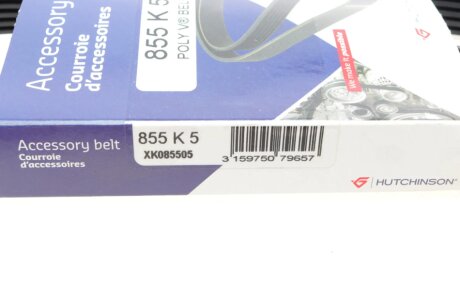 Ремінь (поліклиновий) hutchinson 855K5