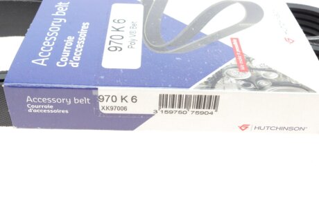 Ремінь (поліклиновий) hutchinson 970K6