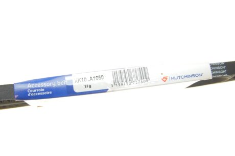 Приводной ремень генератора hutchinson AV10LA1050