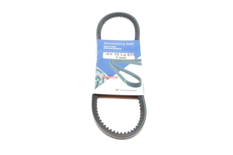 Приводной ремень генератора hutchinson AV10LA670 на Ауди 80 б2