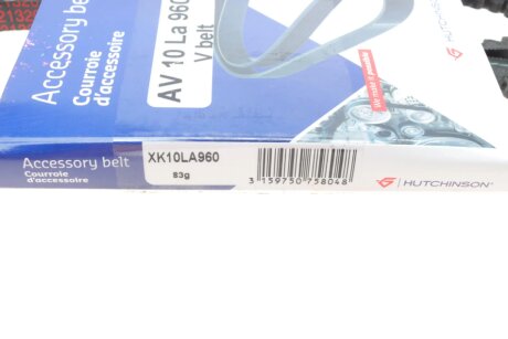 Привідний ремінь генератора hutchinson AV10LA960