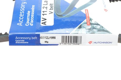 Ремiнь клиновий hutchinson AV112LA865