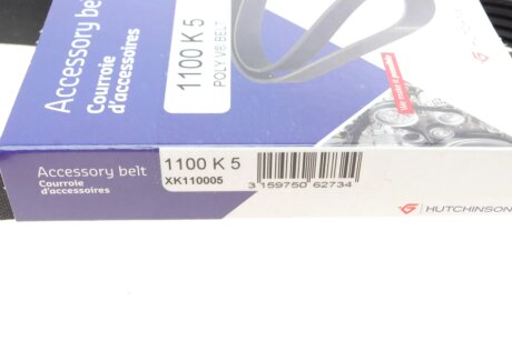 Комплект ременя генератора hutchinson KHV144