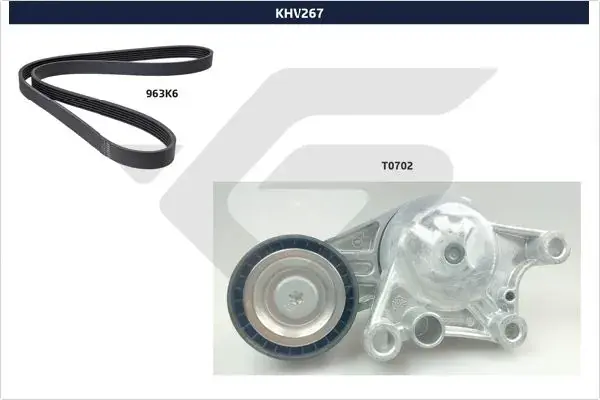 Ремiнь клиновий к-т hutchinson KHV267