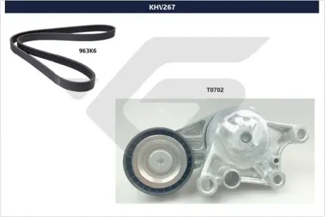 Ремiнь клиновий к-т Hutchinson KHV267