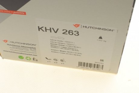 Комплект ременя генератора hutchinson KHV 263