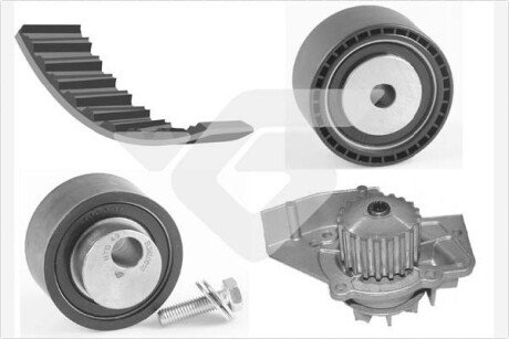 Комплект ременя грм hutchinson KH70WP31 на Фиат Скудо