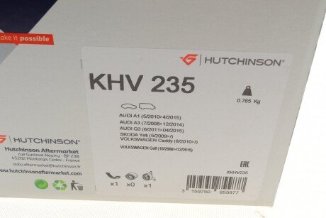 Комплект ремня hutchinson KHV235