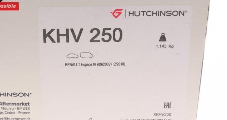 Комплект ремня hutchinson KHV250