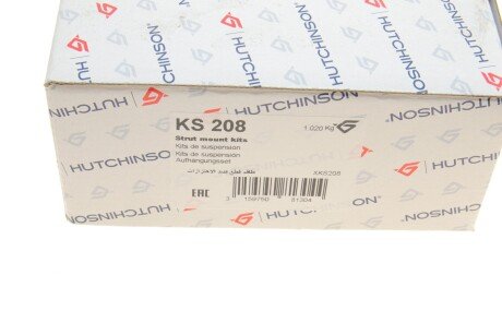 Подушка амортизатора hutchinson KS208