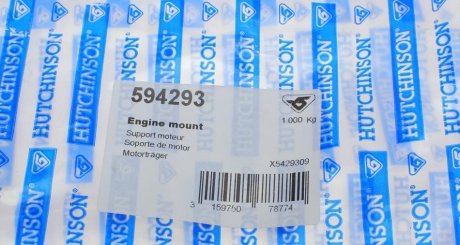 Подушка (опора) двигателя hutchinson 594293