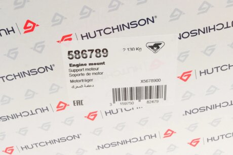 Подушка (опора) двигуна hutchinson 586789