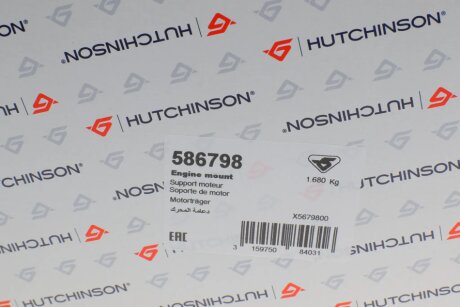 Подушка (опора) двигуна hutchinson 586798