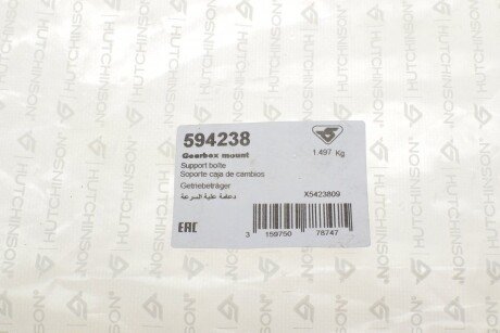 Подушка (опора) двигуна hutchinson 594238