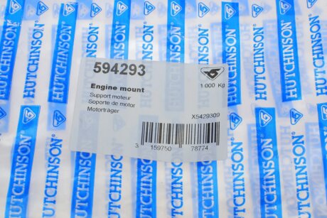 Подушка (опора) двигателя hutchinson 594293