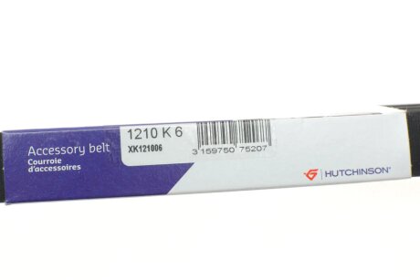 Привідний ремінь генератора hutchinson 1210K6
