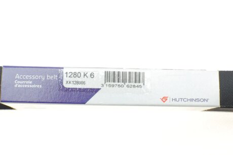 Привідний ремінь генератора hutchinson 1280K6