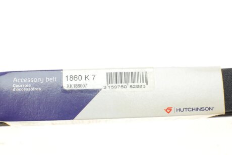 Приводной ремень генератора hutchinson 1860K7