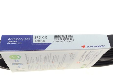 Привідний ремінь генератора hutchinson 875K5