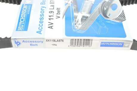 Привідний ремінь генератора hutchinson AV119LA876