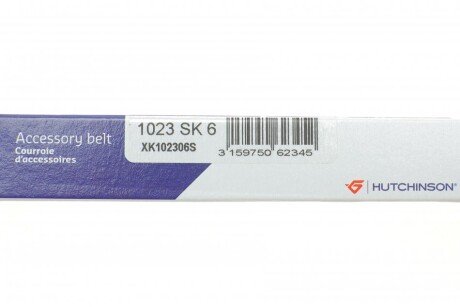 Приводной ремень генератора hutchinson 1023SK6