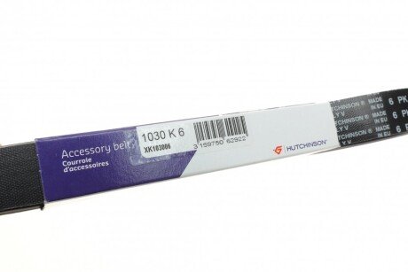 Привідний ремінь генератора hutchinson 1030K6