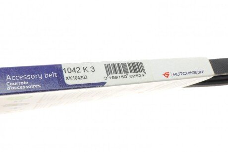 Приводной ремень генератора hutchinson 1042K3