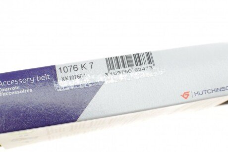 Приводной ремень генератора hutchinson 1076K7