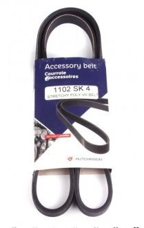 Привідний ремінь генератора hutchinson 1102SK4 на Ситроен Джампер