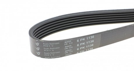 Приводной ремень генератора hutchinson 1136K6