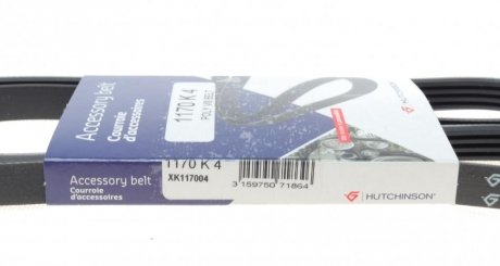 Привідний ремінь генератора hutchinson 1170K4