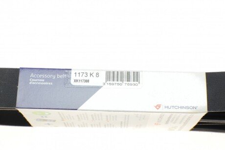 Привідний ремінь генератора hutchinson 1173K8