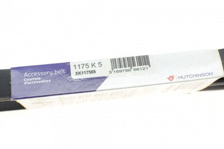 Приводной ремень генератора hutchinson 1175K5