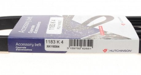 Привідний ремінь генератора hutchinson 1183K4