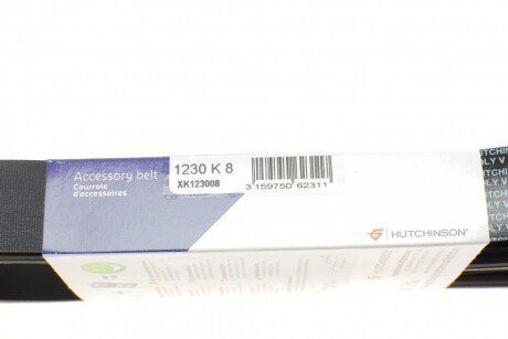 Привідний ремінь генератора hutchinson 1230K8