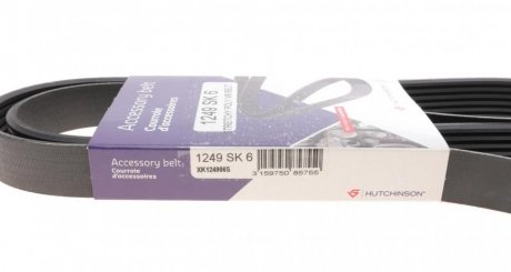 Приводной ремень генератора hutchinson 1249SK6