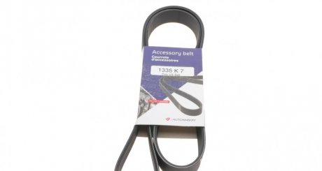 Привідний ремінь генератора hutchinson 1335K7 на Рено Трафик 3