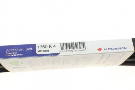 Привідний ремінь генератора hutchinson 1360K4