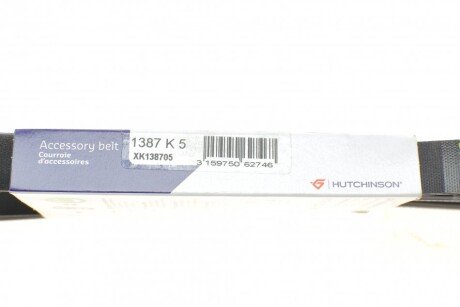 Приводной ремень генератора hutchinson 1387K5