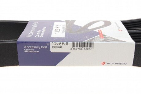 Привідний ремінь генератора hutchinson 1389K8