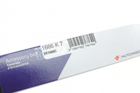 Привідний ремінь генератора hutchinson 1666K7