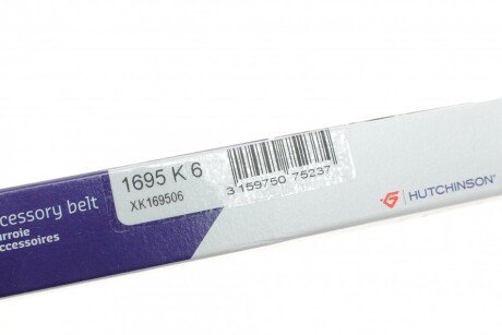 Привідний ремінь генератора hutchinson 1695K6