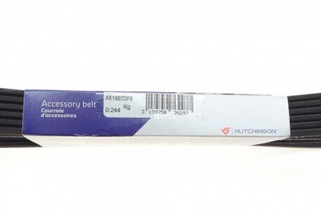 Привідний ремінь генератора hutchinson 1697KDF6