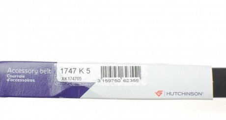 Приводной ремень генератора hutchinson 1747K5