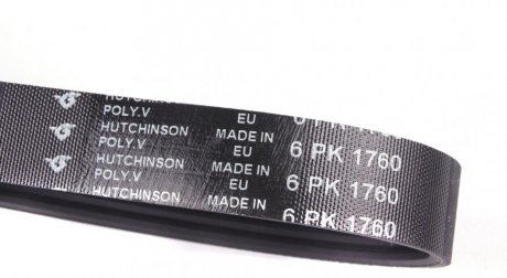 Приводной ремень генератора hutchinson 1760K6