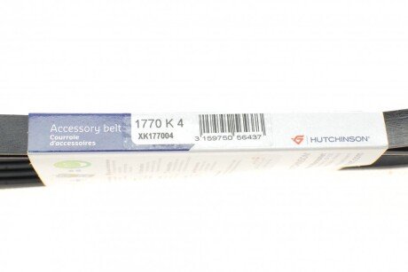 Привідний ремінь генератора hutchinson 1770K4