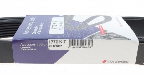 Привідний ремінь генератора hutchinson 1770K7