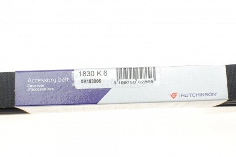 Приводной ремень генератора hutchinson 1830K6