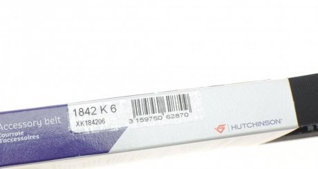 Приводной ремень генератора hutchinson 1842K6