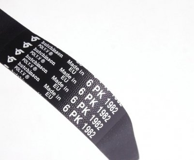 Привідний ремінь генератора hutchinson 1982K6